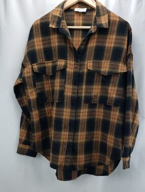 ACOA Plaid Flannel Size S